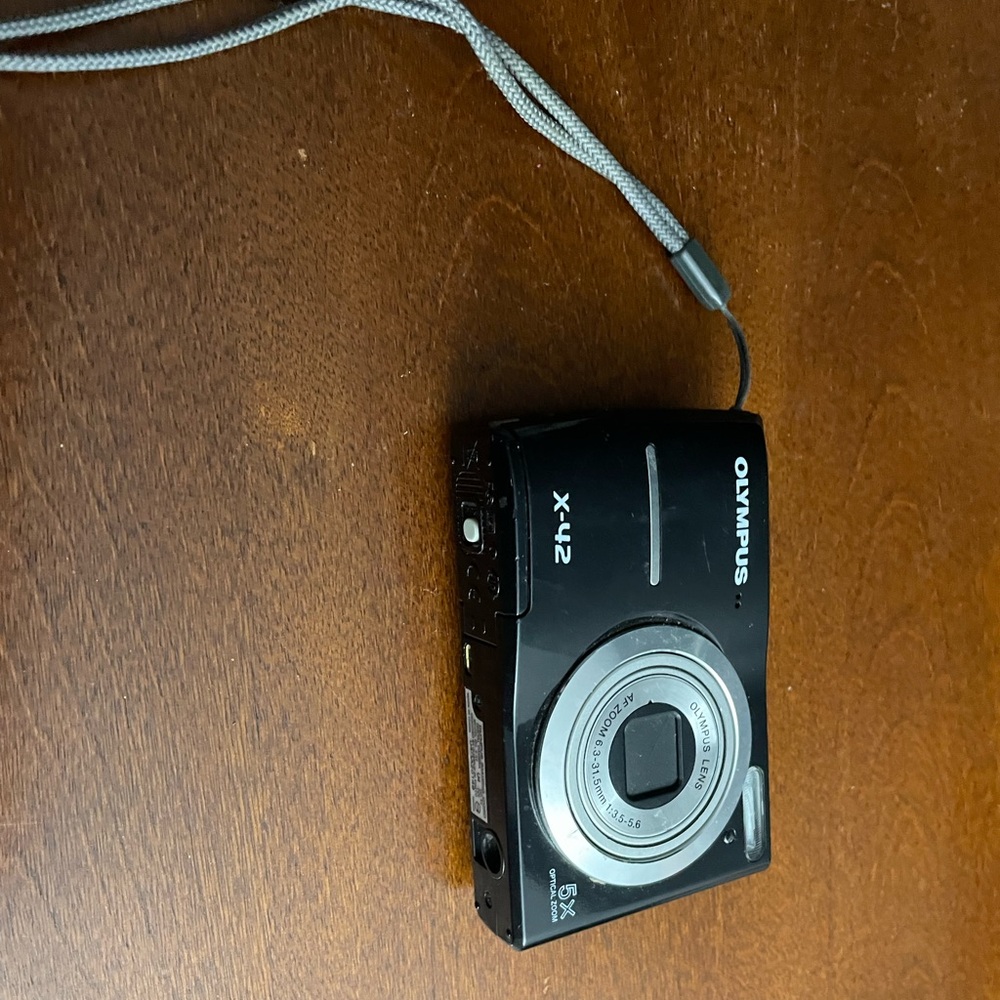 Olympus X-42 Silver and Black Digital Camera
